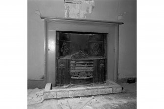 Detail of fireplace
