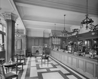General view of coffee lounge area, Central Station Hotel, Glasgow
