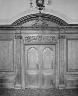Detail of carved doorway.
