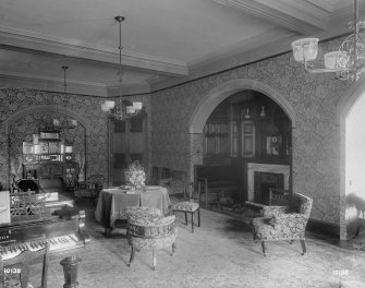 Interior-general view of Sitting Room in Royal Clyde Yacht Club
Digital image of B 64117