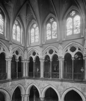 General view of upper levels of hall.
