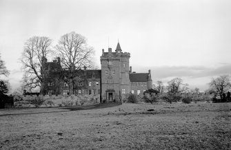 Inverness-shire, Beaufort Castle. General view of front. Digital image of IN/198.