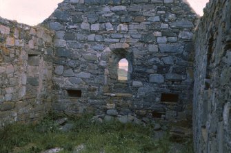 Colour slide showing view of east end interior, Keills Church North Knapdale, 
NMRS Survey of Private Collection
Digital Image only