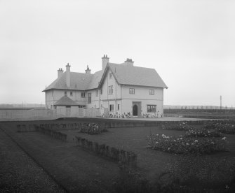 General view of entrance elevation
