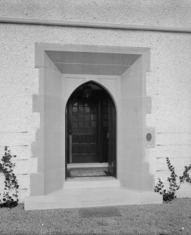 Detail of entrance doorway. Landale, Craigend Road, Troon.
