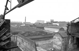 General view looking NW from mill with part of foundry in foreground