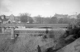 View from SSW showing SSW front of sewar aqueduct with bridge in background