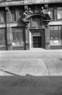 View from WNW showing ornamental doorway on WNW front