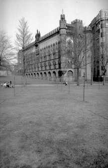 View from SW showing WNW and SSW fronts of 'Doge's Palace' block