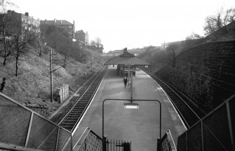 View looking SSW showing NNE front of platform building