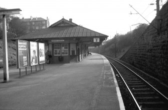 View from N showing NNE front of platform building