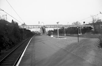 View from SW showing SSW front of footbridge
