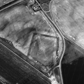 Hallyards, aerial view of moated site. Digital image of B/22709.