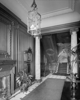 Interior - view of entrance foyer and staircase
