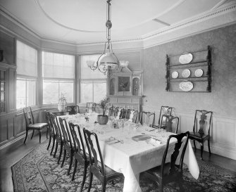 Interior-general view of Dining Room in South Craig Villa, Edinburgh
