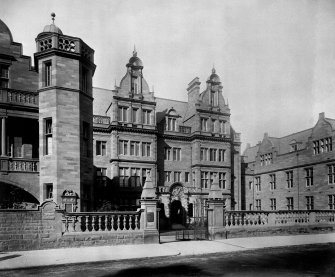 General view of entrance front
