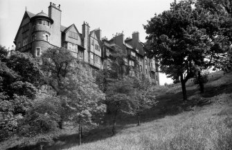 General view of Nos 10-16 from Princes Street Gardens