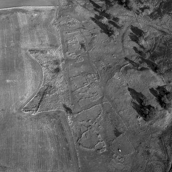 Oblique aerial view from the S. Scanned image.