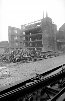 View from SE showing demolition