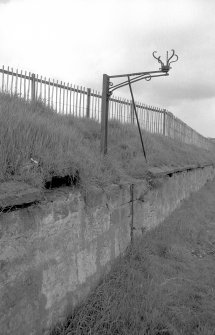 View showing lampost beside canal