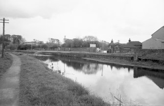 View from NW showing wharf with foundry in background