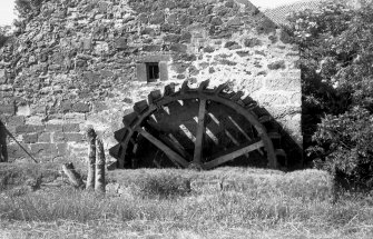 View from SSW showing waterwheel