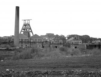 View from S of colliery site, with fuse phase of development (1906-12) in foreground. Digital image of A/80706.