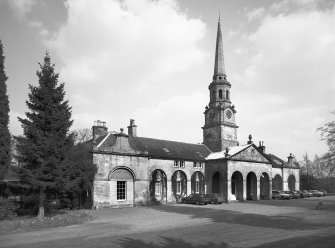 General view of the stables at Penicuik House. Digital image of B/41164.