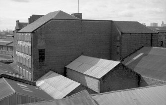 View looking NW from Randolph and Elder Engineering Works showing ESE and SSW fronts of rear extension