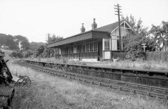 View from S showing SW and SE fronts of main platform building