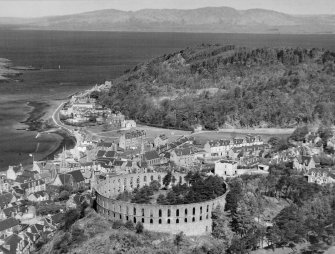 Oban, McCaig's Tower.
Oblique aerial photograph including the town and bay.