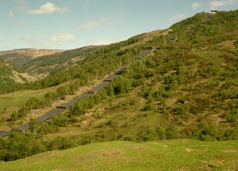 View, from north west up pipeline to Lower Penstock
Digital image of B 13346/cn