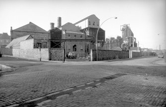 General view looking NW through S entrance on South College Street