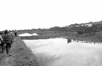 General view showing barrier near Lahallan during SSIA Union Canal Walk