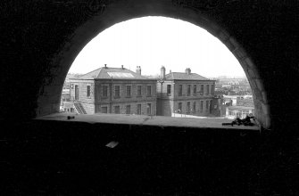 View looking NW from retort house showing offices