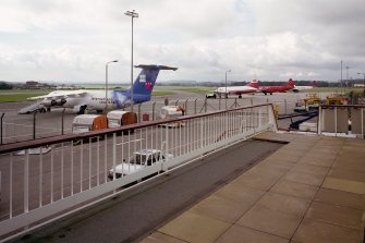 Turnhouse Airport. View from East from terrace.
Digital image of C 60658 CN.