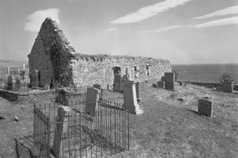 Kilchousland Old Parish Church.
General view from South-West.
