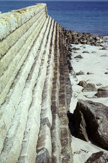 Tiree, Hynish Dock.
View of pier.