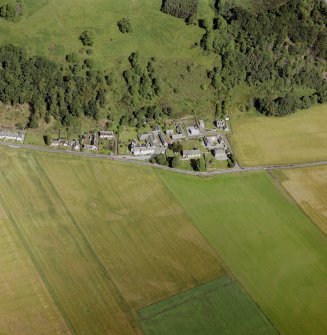 Aerial view of enclosures: rectilinear; pit-alignment.  Digital image of A 28689 CN.