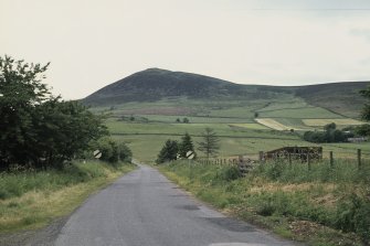 Copy of colour slide showing distant view of Tap o' Noth, Grampian from Rhynie village
NMRS Survey of Private Collection
Digital Image only