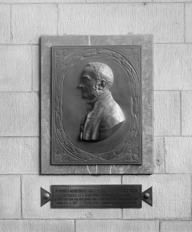 Interior-detail of plaque commemorating Arthur Penhryn Stanley
