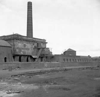 View from West showing blowing engine house and Hoffmann kiln
Digital image of B 9330