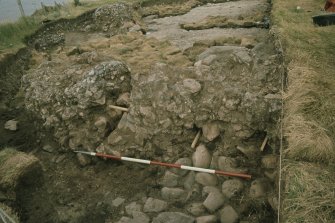 Copy of colour slide showing detail of excavations at Cullykhan, Castle Point, Troup, Banffshire
NMRS Survey of Private Collection
Digital Image only