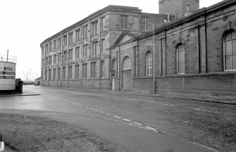 View from NNE showing part of ESE front of N block with S block in background