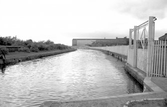 View looking WNW from culvert showing canal
