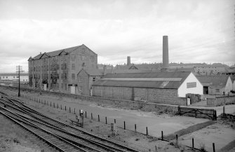 View from SSW showing WSW front of Baltic Works with works on right