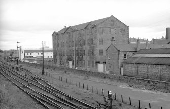 View from SSW showing WSW front of Baltic Works with part of works on right