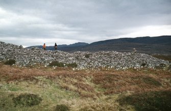 Copy of colour slide showing view of promontory fort, Dun Canna nr Ullapool, Highland - main (landward) defence from seaward side
NMRS Survey of Private Collection
Digital Image only