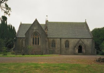 General view of Lochgilphead, Bishopton Road, Christ Church.
