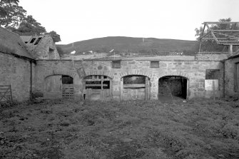 View of cattle shelters from courtyard from SE
Digital image of D3072